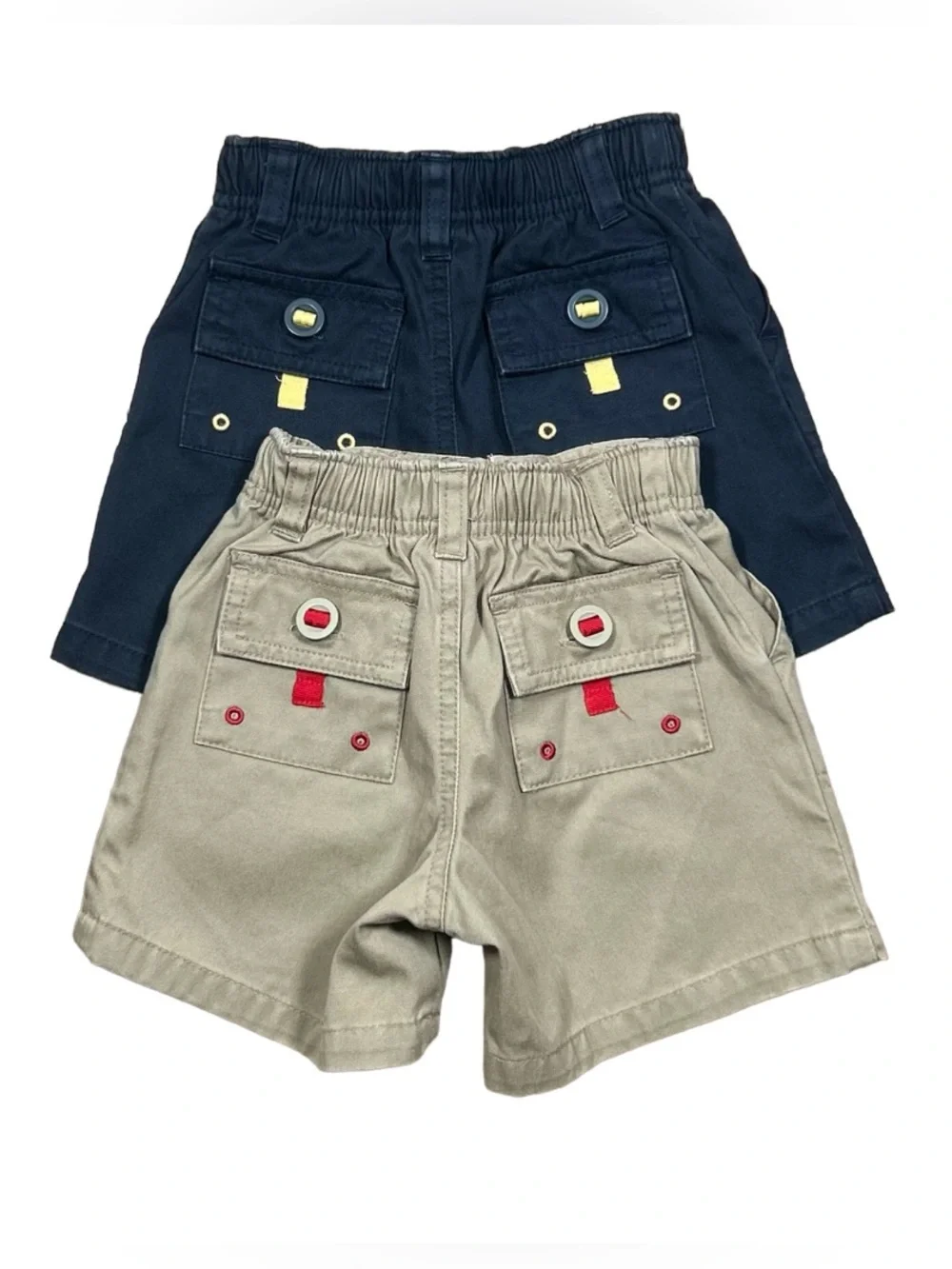 VINTAGE 90s GAP Baby Boys Utility Shorts Bundle Lot 2 Size 6–12 Months